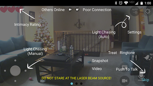Screenshot of the Pawbo app